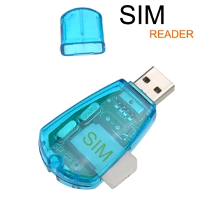 BuySKU65787 Fast SIM Card Reader (Blue)