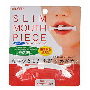 BuySKU62149 Fat Face Slimming Tool Slim Mouth Piece 2-Minute Smile Trainer (White)