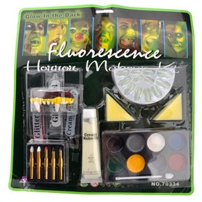 BuySKU67980 Fluorescence Horror Makeup Kit for Halloween /Parties