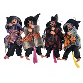 BuySKU61784 Flying Witch for Ghost Hourse /Halloween /Bear Bar Decoration - Sent by Ramdon Color