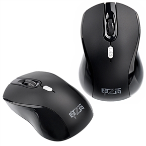 BuySKU66580 G1600 2.4GHz 10 Meters Optical Wireless Mouse with USB Port Receiver (Black)