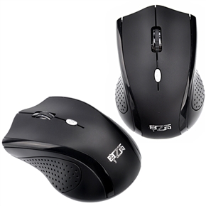 BuySKU66577 G2 2.4GHz 10 Meters Optical Wireless Mouse with USB Port Receiver (Black)