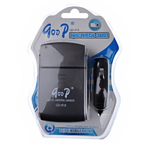BuySKU62244 GD-918 Li-ion Battery Charger for DC/DV/Mobile Phone (Black)