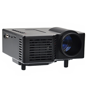 BuySKU64523 GP-1 Mini LED Game Projector Multimedia Player with AV-in /SD Slot /USB Jack (Black)