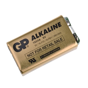 BuySKU62199 GP 1604A 9V Battery Powerful Alkaline Battery (Golden)