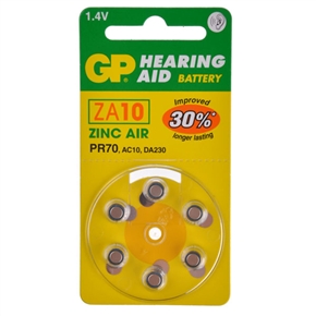 BuySKU62213 GP ZA10 1.4V Hearing Aid Battery Zinc Air Battery (6 pcs/set)