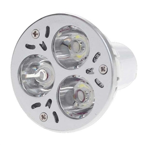 BuySKU61478 GU10 3-LED 220V 240 Lumens 7000K Light Bulb with Cool White Light