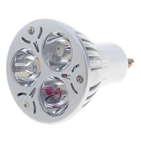 BuySKU61483 GU10 3-LED 240 Lumens 220V 3500K Light Bulb with Warm White Light