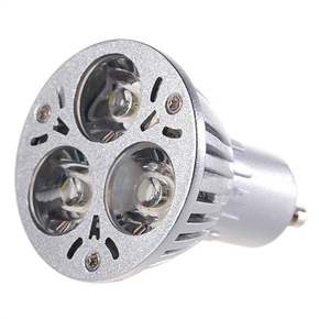 BuySKU61476 GU10 3-LED 3W 85~260V 300 Lumens Light Bulb with White Light