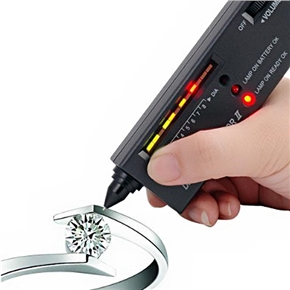 BuySKU67789 Gemstone Gems Jewelry Tester Diamond Selector Tool with LED Indicators & Audio (Black)
