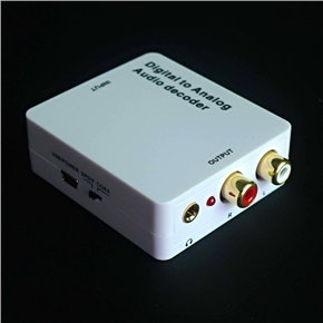 BuySKU67267 HDA-212 DTS/AC3 Decoder Scaler - Digital to Analog Audio Decoder (White)