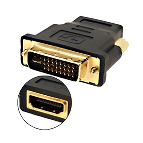 BuySKU67856 HDMI Cable Adapter TV DVI-I Dual Link Male to HDMI Female Cable