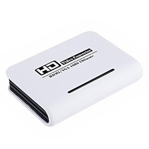 BuySKU66407 HDV-331 HDMI to VGA HD Video Converter (White)