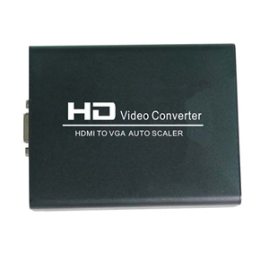 BuySKU66613 HDV-337 HDMI to VGA Auto Scaler HD Video Converter (Black)