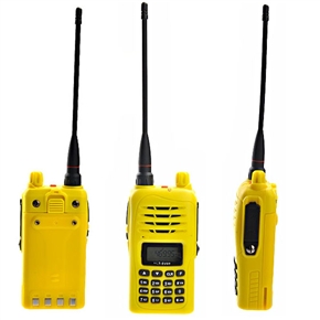 BuySKU66466 HLT-SV89 5W Wireless Radio Interphone FM Transceiver with 199 Channels (Yellow)