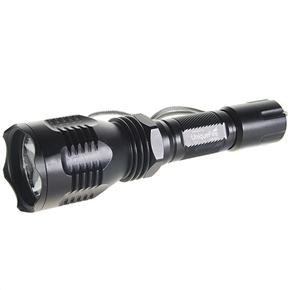 BuySKU63886 HS-802 Cree R2-WC 5-Mode 230-Lumen LED Flashlight Torch with White Light (Black)