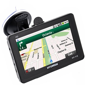 BuySKU59809 HY-113 5.0" TFT-LCD Touch Screen 64M/4G HD Car GPS Navigator with Media Player & FM & Electronic Alarm