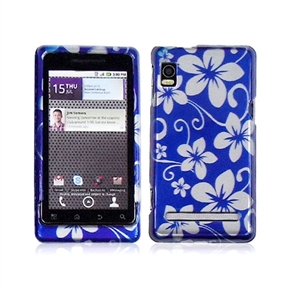 BuySKU58236 Hard Plastic Full Case Flower Pattern Cover for Motorola Droid 2 (A955)