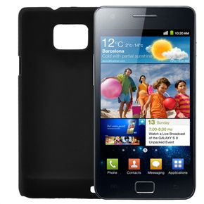 BuySKU55903 Hard Plastic Protective Back Case Cover for Samsung Galaxy SII /i9100 (Black)