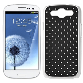 BuySKU65757 Hard Protective Back Case Cover with Imitation Diamond for Samsung Galaxy S III /I9300 (Black)