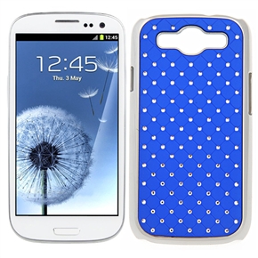 BuySKU65752 Hard Protective Back Case Cover with Imitation Diamond for Samsung Galaxy S III /I9300 (Dark Blue)