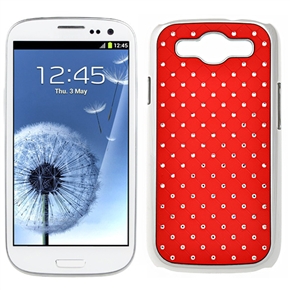 BuySKU65755 Hard Protective Back Case Cover with Imitation Diamond for Samsung Galaxy S III /I9300 (Red)