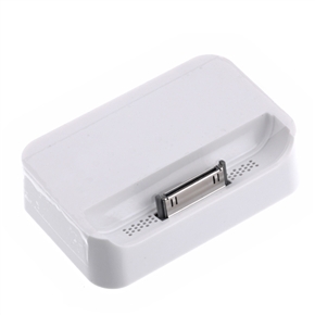 BuySKU60847 High Performance Sync Charging Dock Cradle Station for iPhone 4 iPhone 4S (White)