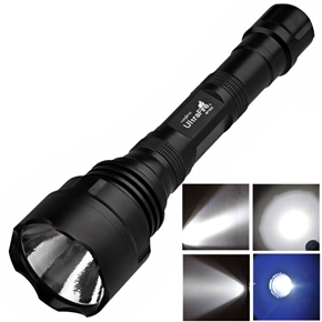 BuySKU63502 High Performance UltraFire WF-500 CREE Q5 1 Mode LED Flashlight (Black)