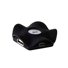 BuySKU54971 High Speed USB 2.0 4-Port Hub Adapter with UFO Shape