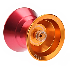 BuySKU65288 High-precision Hyper Spin Stainless Steel Yo-Yo Ball (Rosy & Orange)