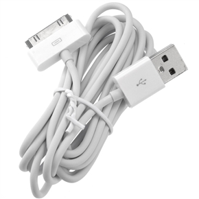 BuySKU67351 High-quality 2M 30pin Dock USB Sync Data & Charging Cable for iPad /iPhone /iPod (White)