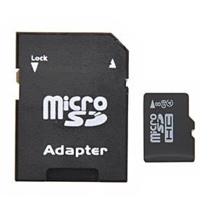 BuySKU65469 8GB Micro SDHC /TF Card T-Flash Memory Card with Micro SD Adapter (Black)