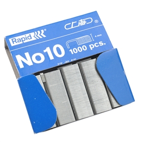 BuySKU67187 High-quality NO.10 4mm Galvanized Staples - 1000 pcs/set