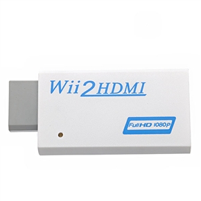 BuySKU67506 High-quality Wii to HDMI 720P/1080P Full HD TV Converter Output Upscaling Adapter (White)