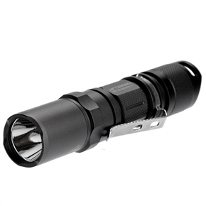 BuySKU67584 JETBeam PA10 CREE XM-L T6 650-Lumen 2-Mode Waterproof Portable LED Flashlight with Aluminum Alloy Body (Black)