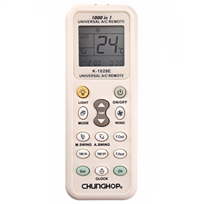 BuySKU65666 K-1028E Universal All-purpose Air Conditioner Remote Controller with LCD Screen