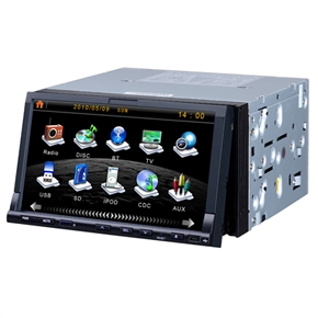 BuySKU59347 KD-7000 7 Inch 2 Din In-Dash Car DVD Player with GPS