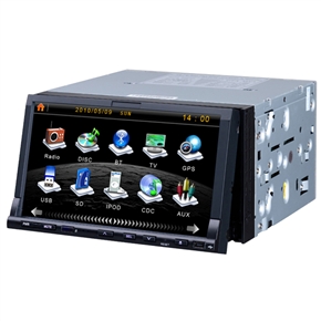 BuySKU59229 KD-7000 7" 2 Din In-Dash Car DVD Player With GPS DVB-T