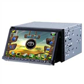 BuySKU59227 KD-7200 7" 2 Din In-Dash Touch Screen Car DVD Player With GPS DVB-T