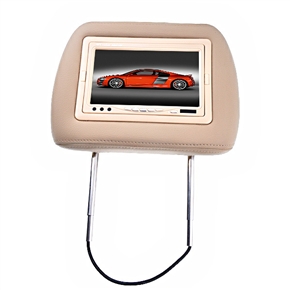 BuySKU59212 KZ-7080 7-inch TFT LCD Car Monitor Car Headrest Monitor (Beige)