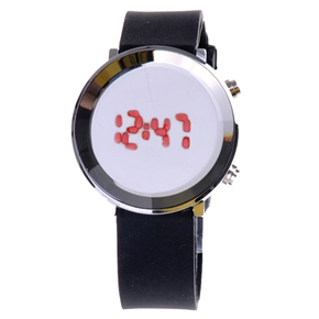 BuySKU58169 LED Watch Wrist Watch Multifunction Electronic Watch Sports Watch (Black)