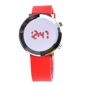 BuySKU58167 LED Watch Wrist Watch Multifunction Electronic Watch Sports Watch (Red)