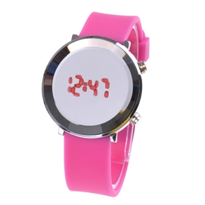 BuySKU58168 LED Watch Wrist Watch Multifunction Electronic Watch Sports Watch (Rosy)