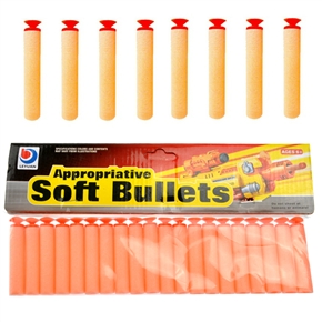 BuySKU66394 Light Foam Soft Bullet with Sucker for Soft Bullet Gun Toy - 20 pcs/set