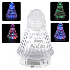 BuySKU57387 Lotus Style 8 Colors Changing Flashing LED Luminous Cup with On/ Off Switch (Transparent)
