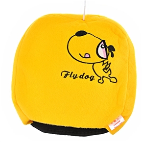 BuySKU52853 Lovely Cartoon Fly Dog Pattern USB Warm Mouse Pad with 1.5m USB cable (Yellow)