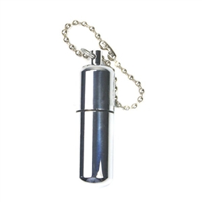 BuySKU65912 Lovely Mini Metal Alloy Windproof Oil Lighter (Silver)