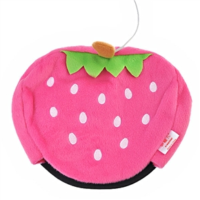 BuySKU52854 Lovely Strawberry-shaped Design USB Warm Mouse Pad with 1.5m USB cable (Pink)