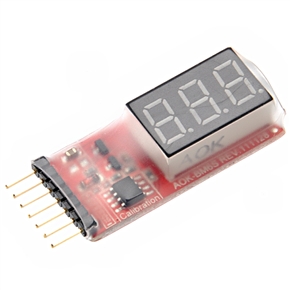 BuySKU61894 Low Voltage Buzzer Alarm 2-6S Li-Po Battery Voltage Indicator Checker Tester