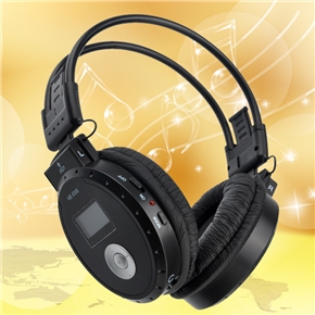 BuySKU66671 ME-E66 1.5 Inch LCD Screen 3D Stereo MP3 Headset with FM SD Card Slot & Audio Output Function